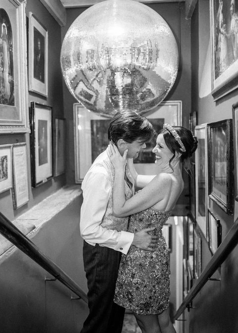 Bride and Groom at St Giles House Rupert and Sophie Camilla Arnhold Photography Gecko Live Entertainment