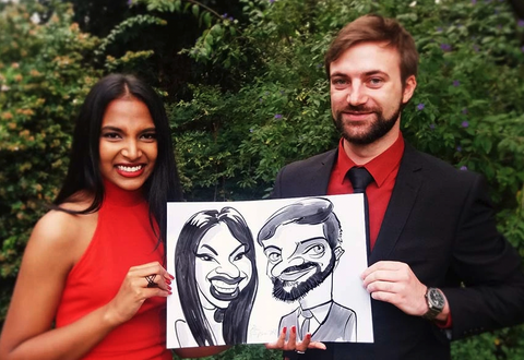 Caricaturist Alan Caricaturist in London Gecko Live Entertainment