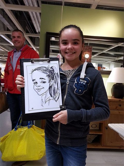 Caricaturist Ivo Caricaturist Surrey Gecko Live Entertainment