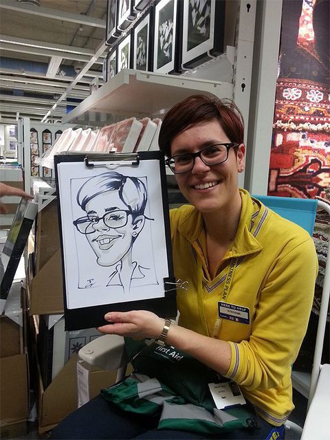 Caricaturist Ivo Caricaturist in London Gecko Live Entertainment