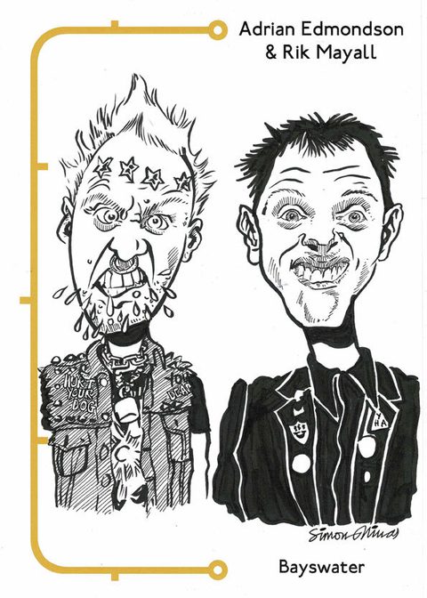 Caricaturist Simon Adrian Edmonson Rik Mayall Gecko Live Entertainment