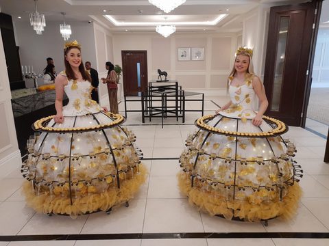 Champaign Skirts Mix and Mingle live performers Gecko Live Entertainment