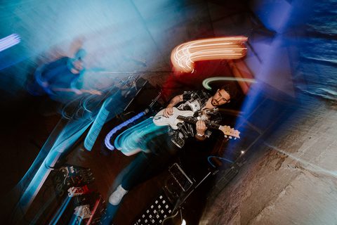 Stud Guitarist Ross in Action - Gecko Live Entertainment