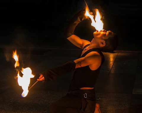 Fire eater Arabian Nights Theme