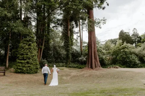 Frimley Hall Bride and Groom 2