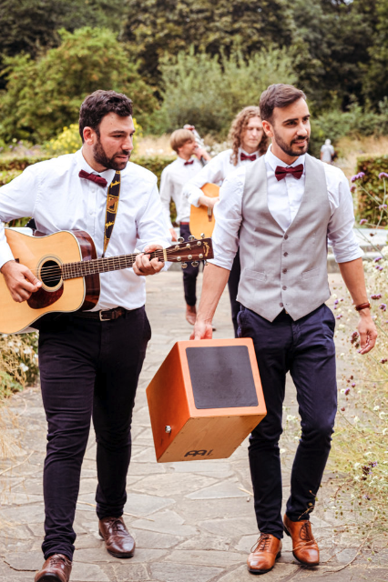 Gadabouts Roaming acoustic male band Gecko Live Entertainment