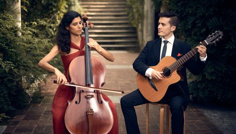 Guitar and Cello Duo Luxury Wedding Hampshire Gecko Live Entertainment