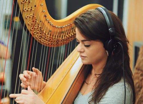 Harpist Cecilia Classical Wedding Harpist Gecko Live Entertainment