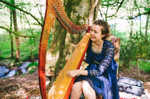 Harpist Scarlette Live Wedding Harpist For Hire Gecko Live Entertainment