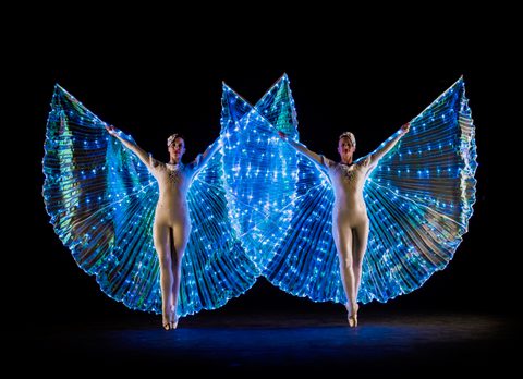 LED Ballerinas Duo LED Shows Gecko Live Enteratainment