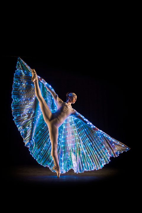 LED Ballerinas Solo LED Shows Gecko Live Enteratainment