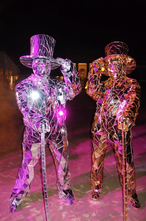 Live Walkabout Characters Mirror Men Gecko Live Entertainment