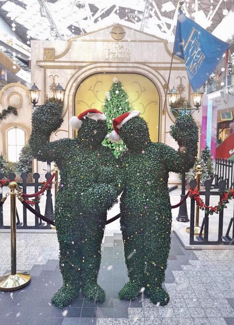 Living Hedges Christmas Hedges at Westfield Gecko Live Entertainment