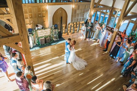 Rivervale Barn Dance Floor Hampshire Wedding Venue 37 DM Photography