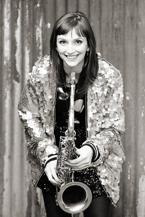 Solo Sax Player Rebecca for hire Gecko Live Entertainment