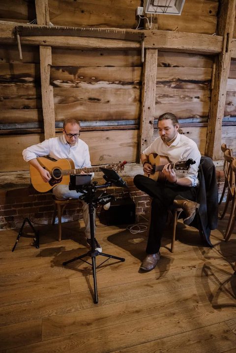 The Guitar Duo Wedding Music at Silchester Gecko Live Entertainment